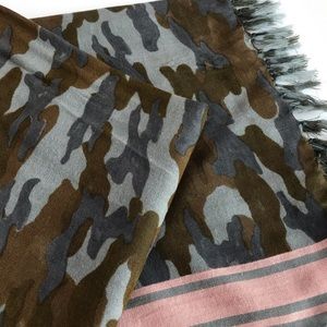 Camouflage J. Crew Scarf